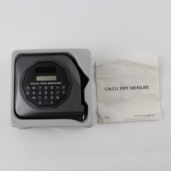 Vintage 1998 Perfect Solutions Solar Powered Calcu Tape Measure - Picture 4 of 12